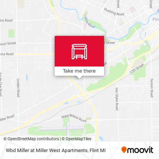 Mapa de Wbd Miller at Miller West Apartments