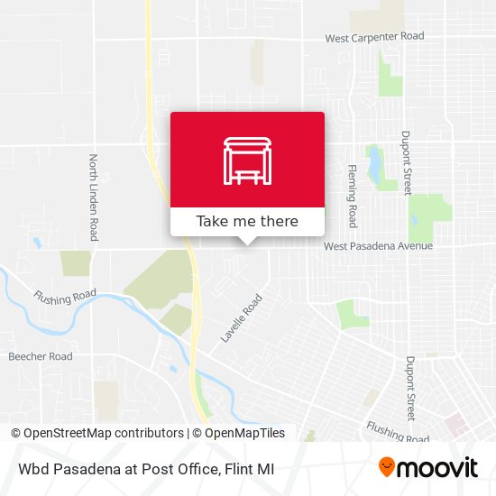 Mapa de Wbd Pasadena at Post Office