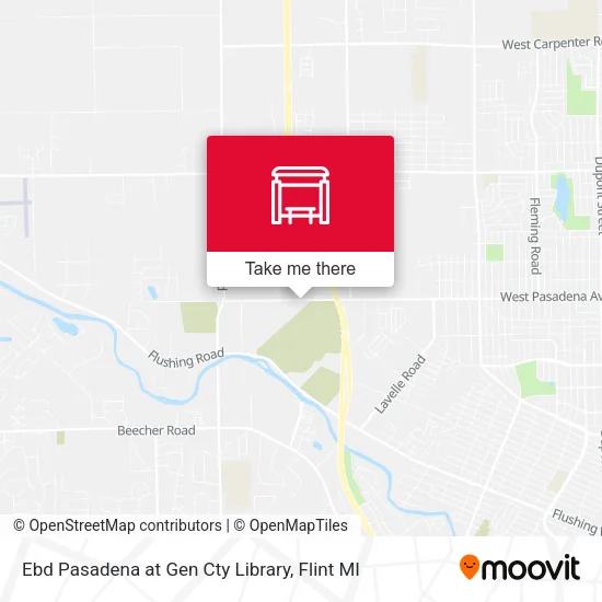 Ebd Pasadena at Gen Cty Library map