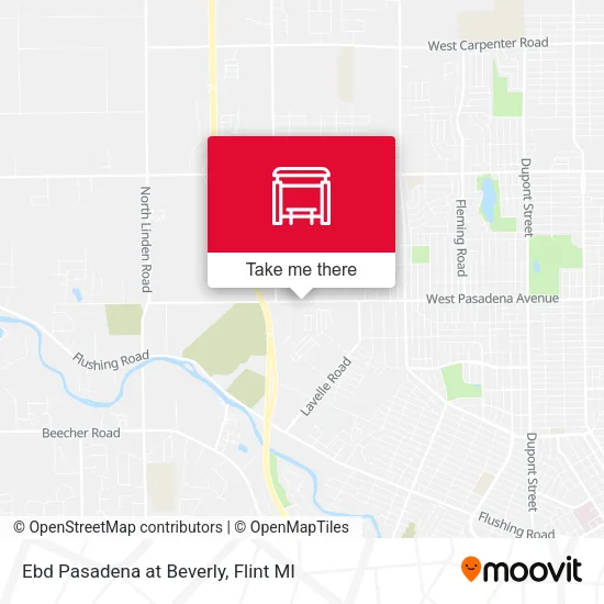 Mapa de Ebd Pasadena at Beverly