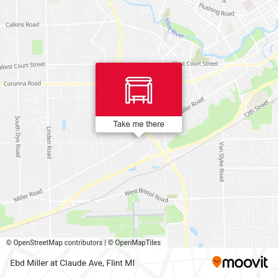 Mapa de Ebd Miller at Claude Ave