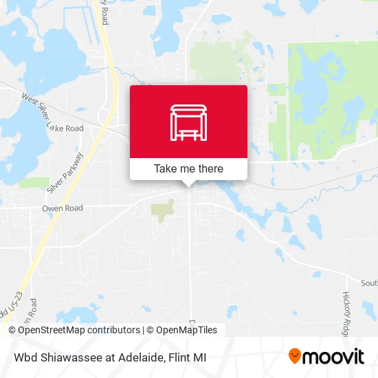 Mapa de Wbd Shiawassee at Adelaide