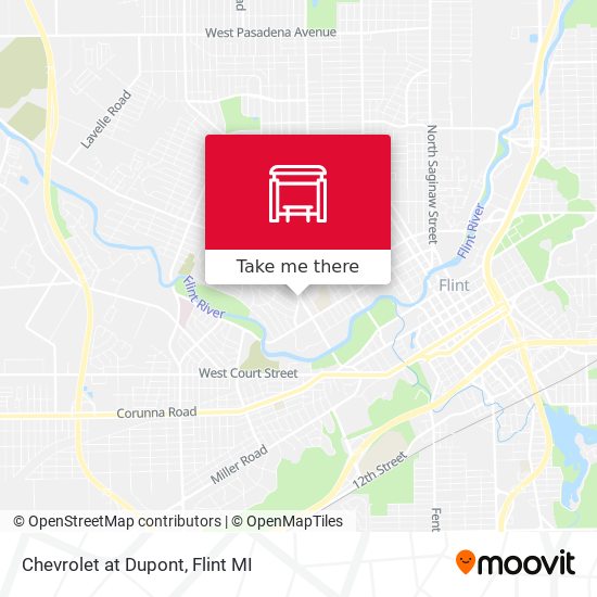 Chevrolet at Dupont map