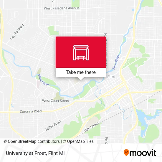 Mapa de University at Frost