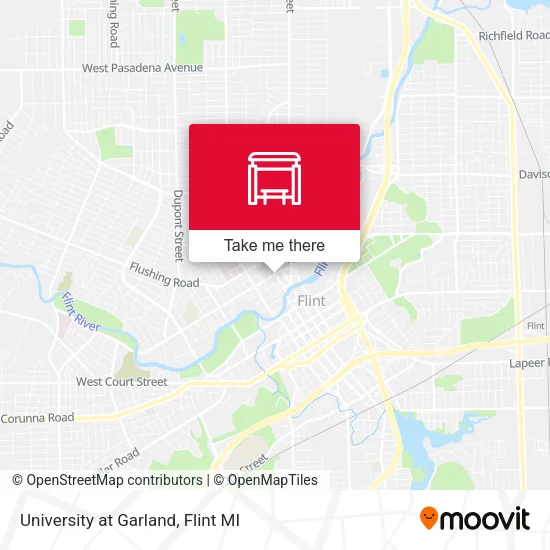 Mapa de University at Garland