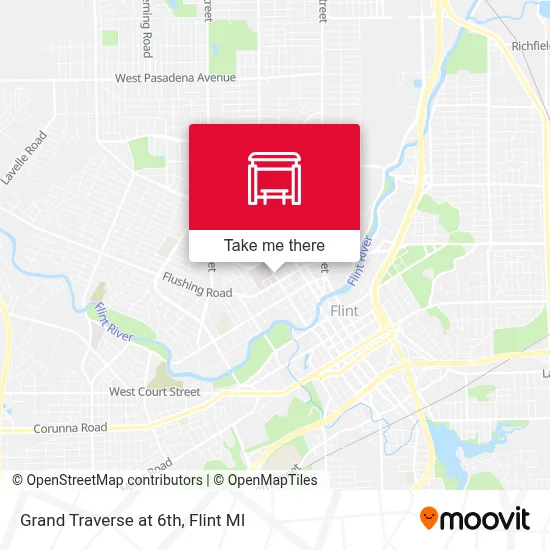 Grand Traverse at 6th map