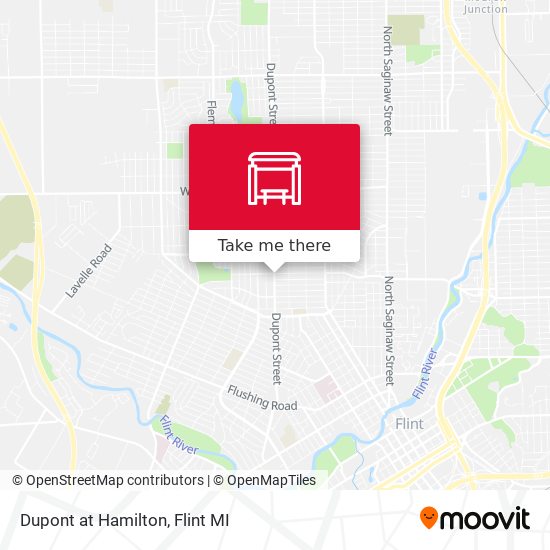 Dupont at Hamilton map