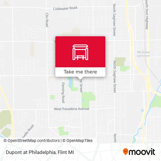 Dupont at Philadelphia map