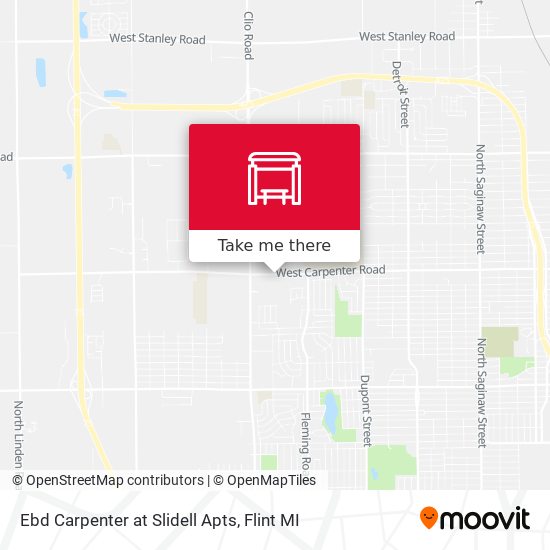 Mapa de Ebd Carpenter at Slidell Apts