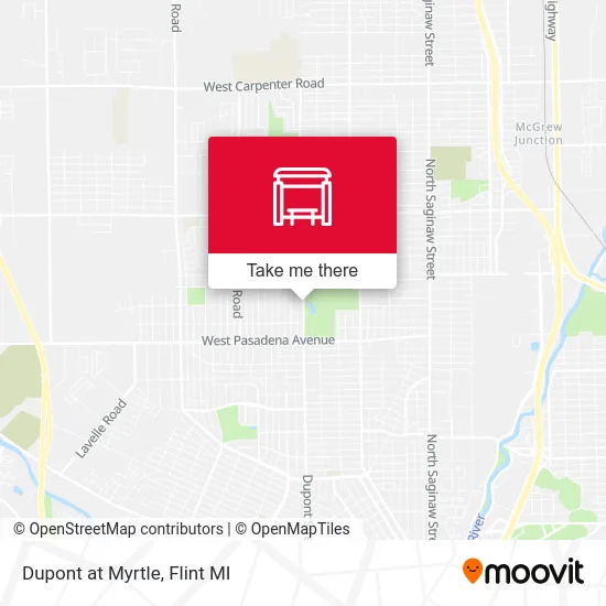 Dupont at Myrtle map