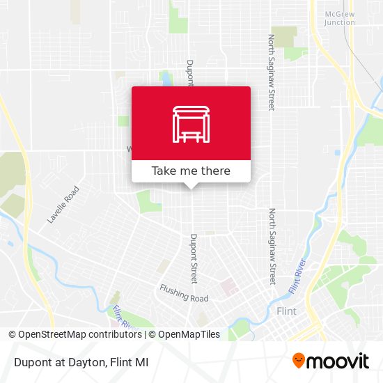 Dupont at Dayton map