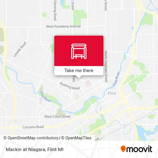 Mackin at Niagara map