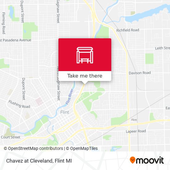 Chavez at Cleveland map