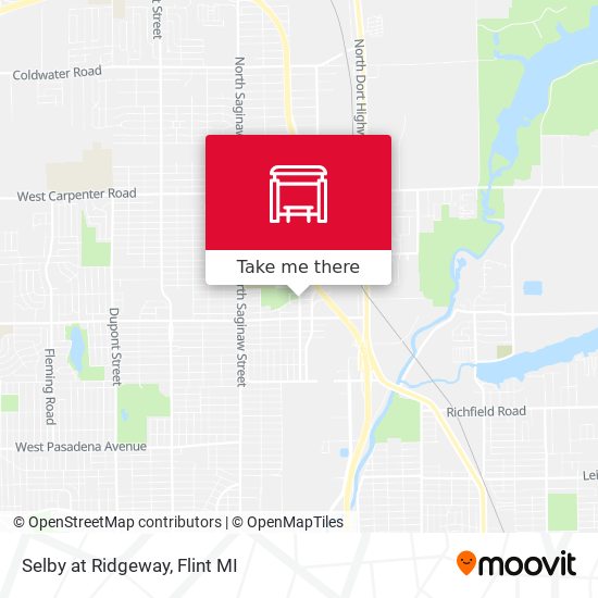 Selby at Ridgeway map