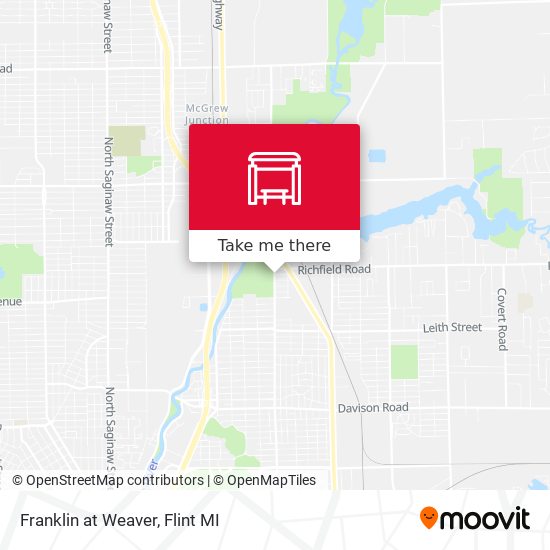 Franklin at Weaver map