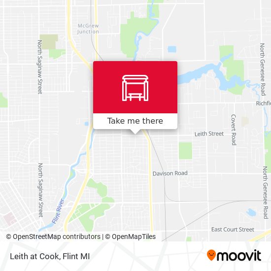 Mapa de Leith at Cook