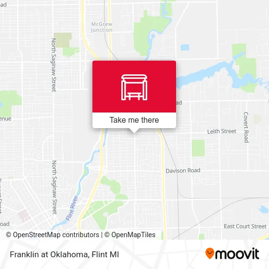 Mapa de Franklin at Oklahoma