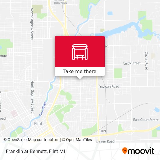 Franklin at Bennett map