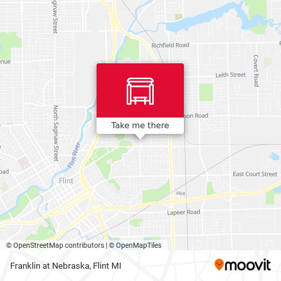 Mapa de Franklin at Nebraska