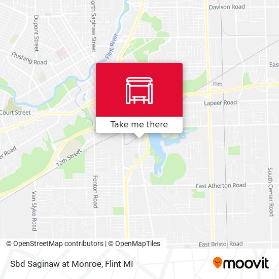 Sbd Saginaw at Monroe map