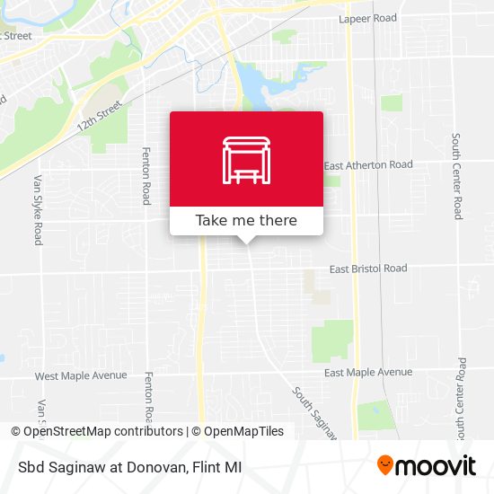 Sbd Saginaw at Donovan map