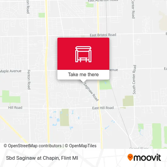 Sbd Saginaw at Chapin map