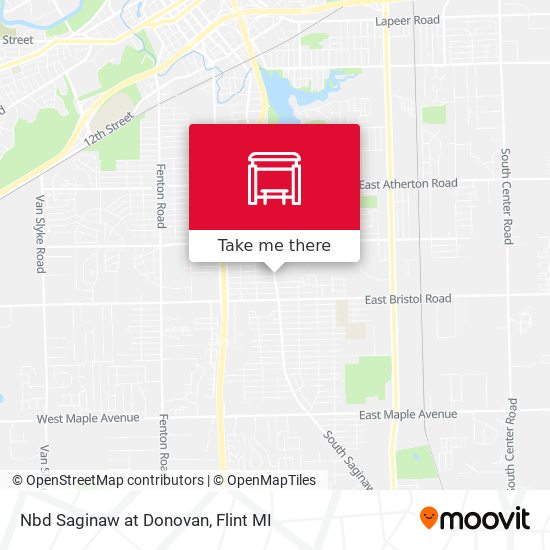 Nbd Saginaw at Donovan map