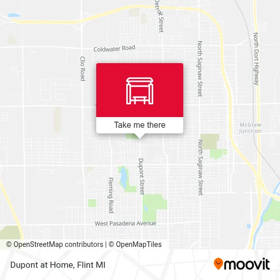 Dupont at Home map