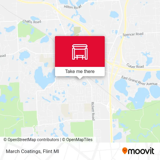 Mapa de March Coatings