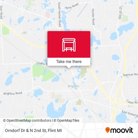 Mapa de Orndorf Dr & N 2nd St