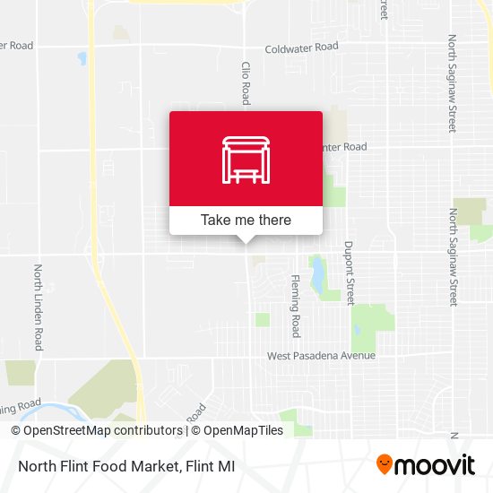 North Flint Food Market map