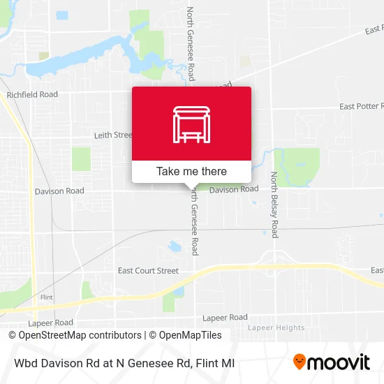 Wbd Davison Rd at N Genesee Rd map