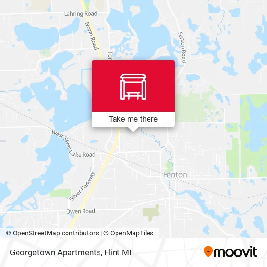 Mapa de Georgetown Apartments