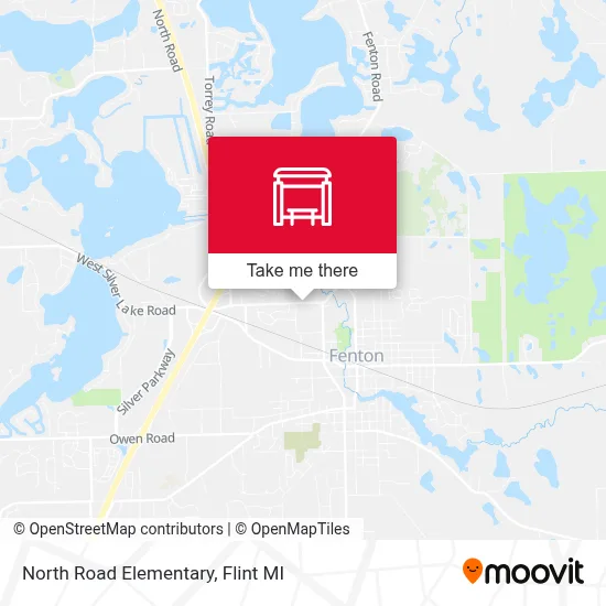 North Road Elementary map