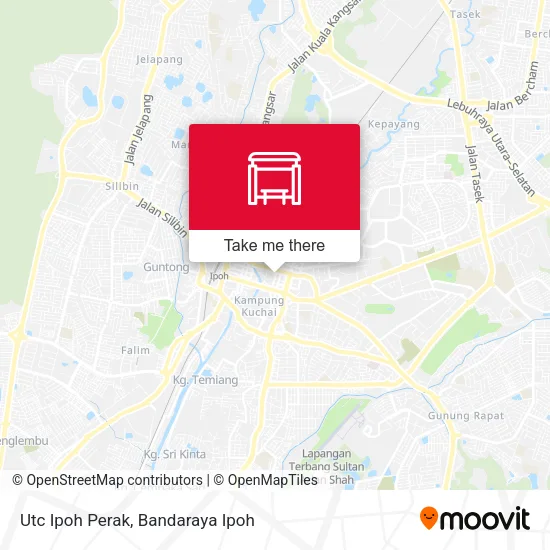 Utc Ipoh Perak map
