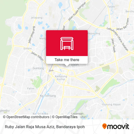 Ruby Jalan Raja Musa Aziz map