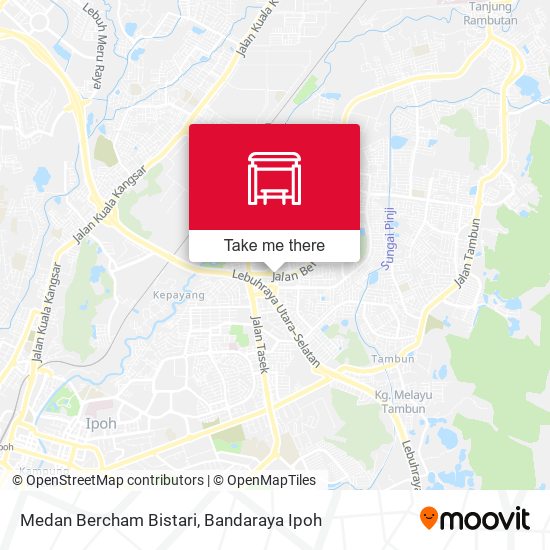 Medan Bercham Bistari map