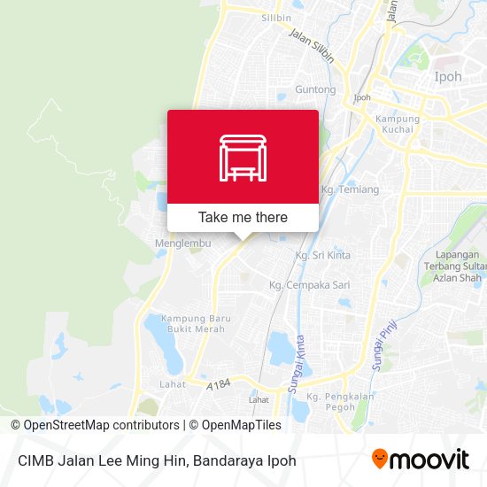 CIMB Jalan Lee Ming Hin map