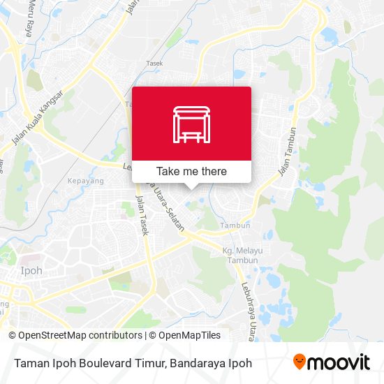 Taman Ipoh Boulevard Timur map