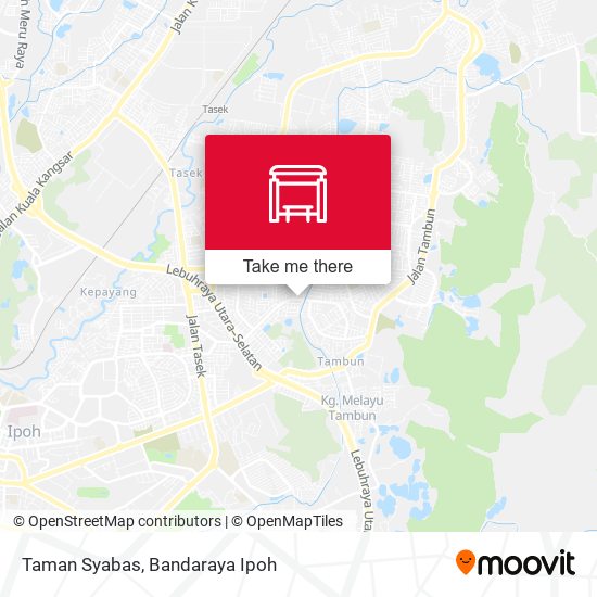 Taman Syabas map