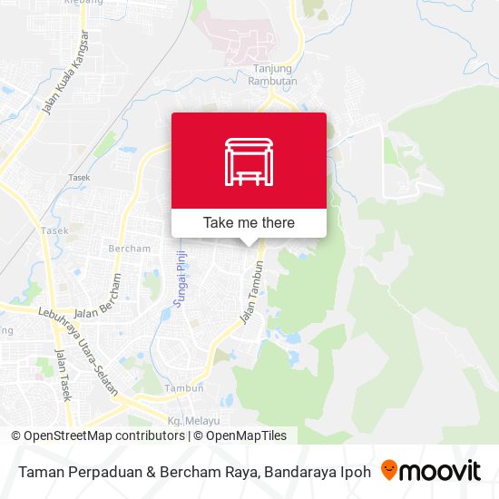 Taman Perpaduan & Bercham Raya map