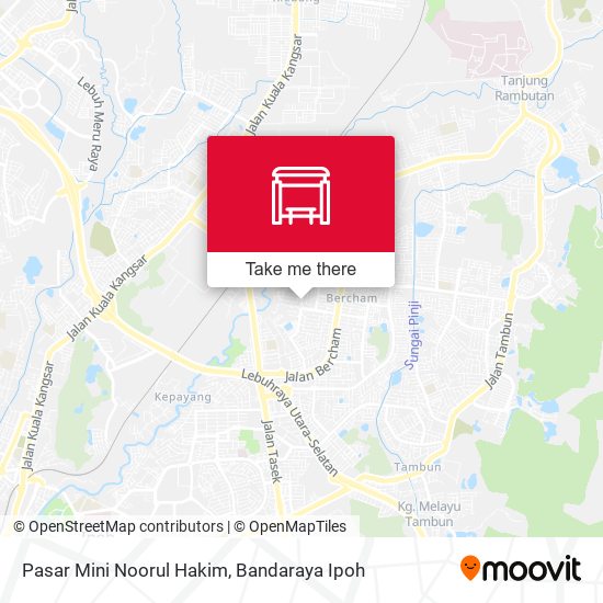 Peta Pasar Mini Noorul Hakim