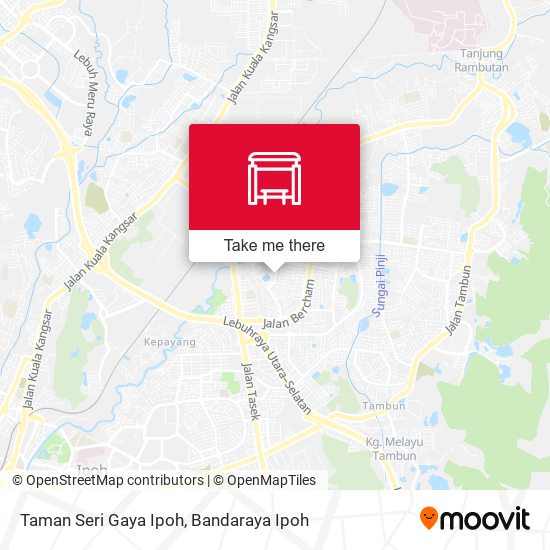 Taman Seri Gaya Ipoh map