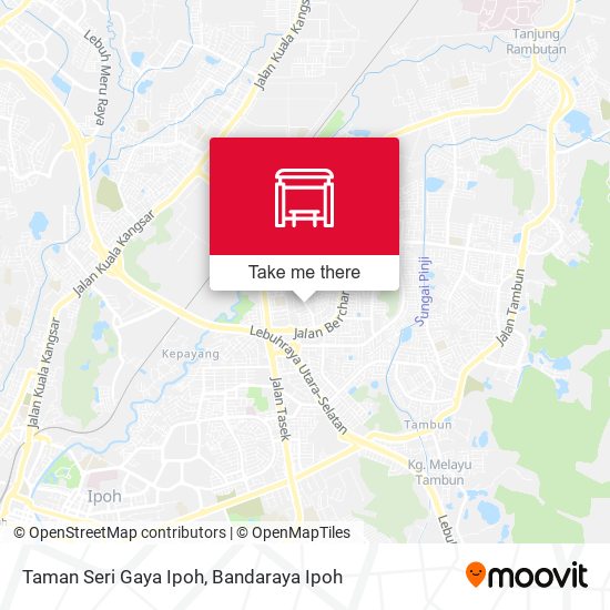 Taman Seri Gaya Ipoh map