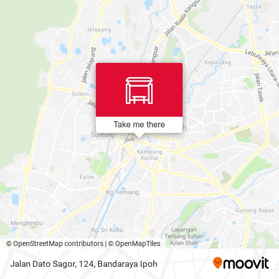 Jalan Dato Sagor, 124 map