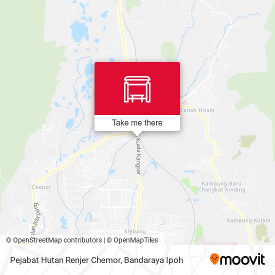 Pejabat Hutan Renjer Chemor map