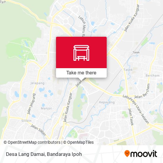 Desa Lang Damai map