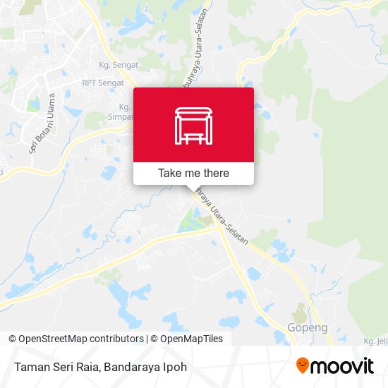 Taman Seri Raia map