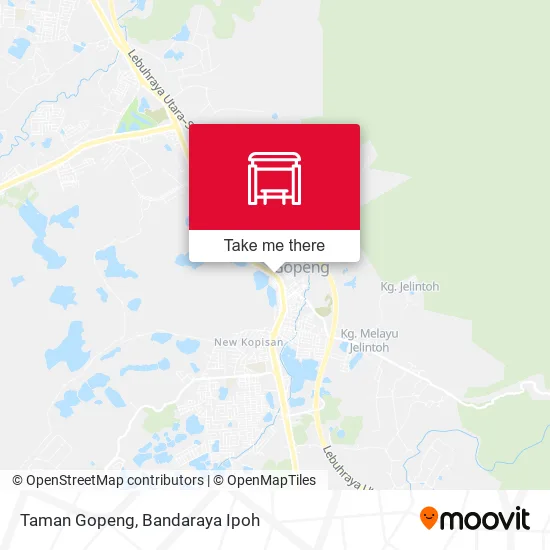 Taman Gopeng map