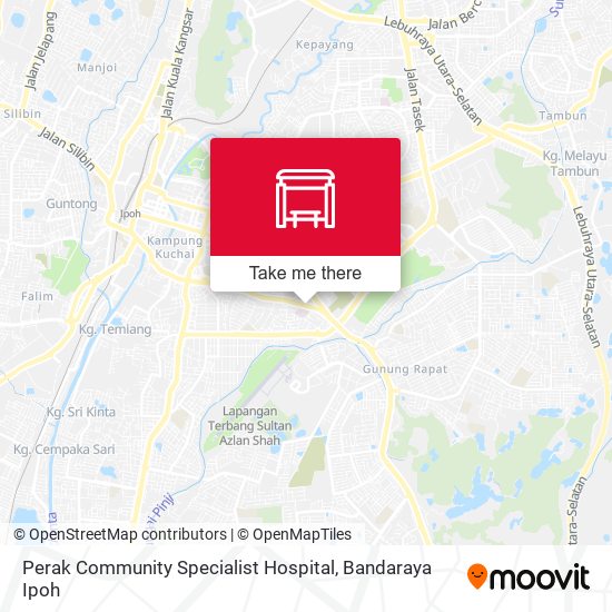 Perak Community Specialist Hospital map